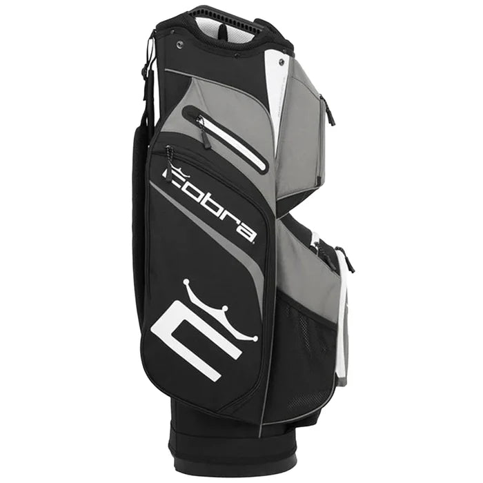 Cobra Signature Cart Bag - Bright White/Castlerock/Puma Black