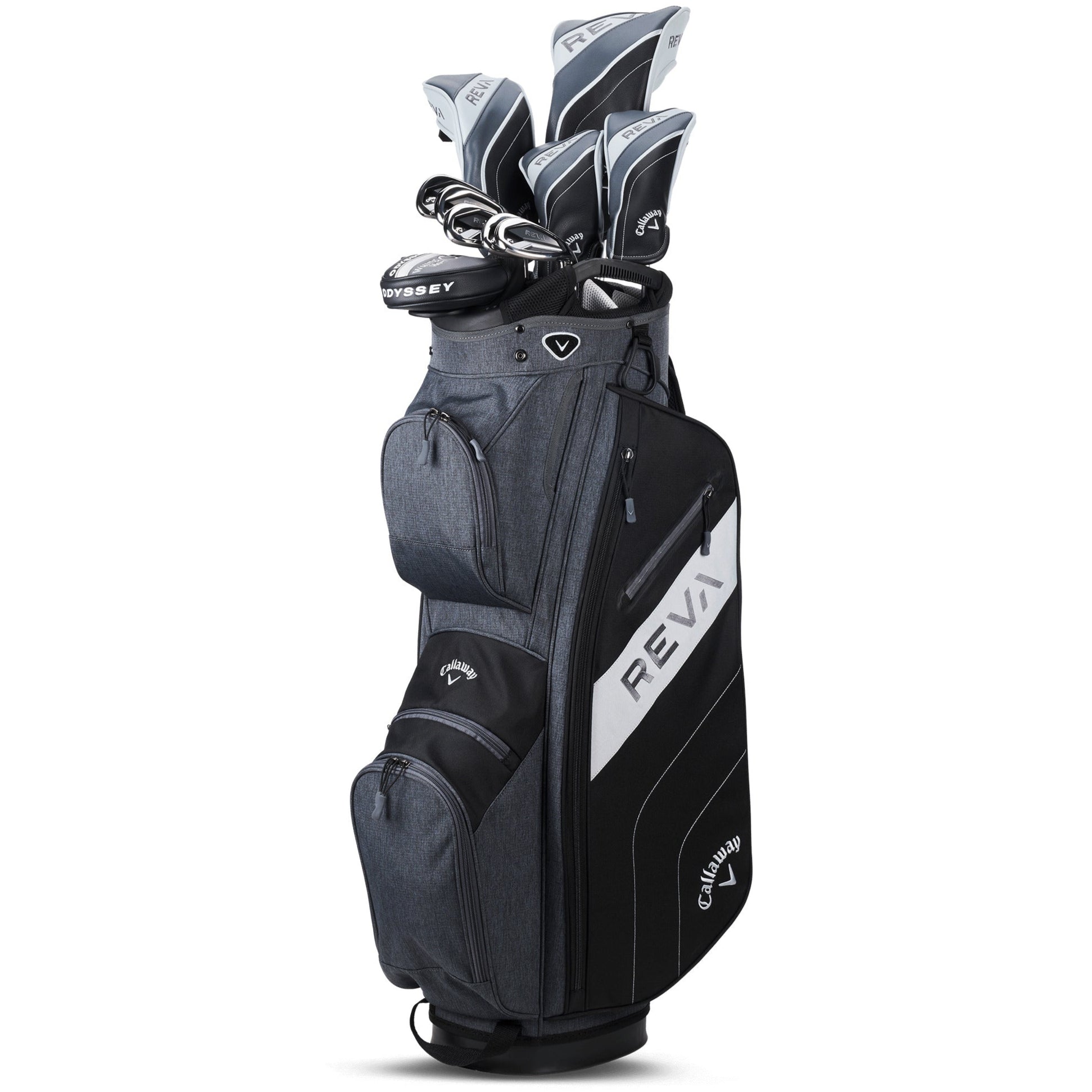 Callaway Women’s REVA 11-Piece Cart Bag Complete Set 25 black
