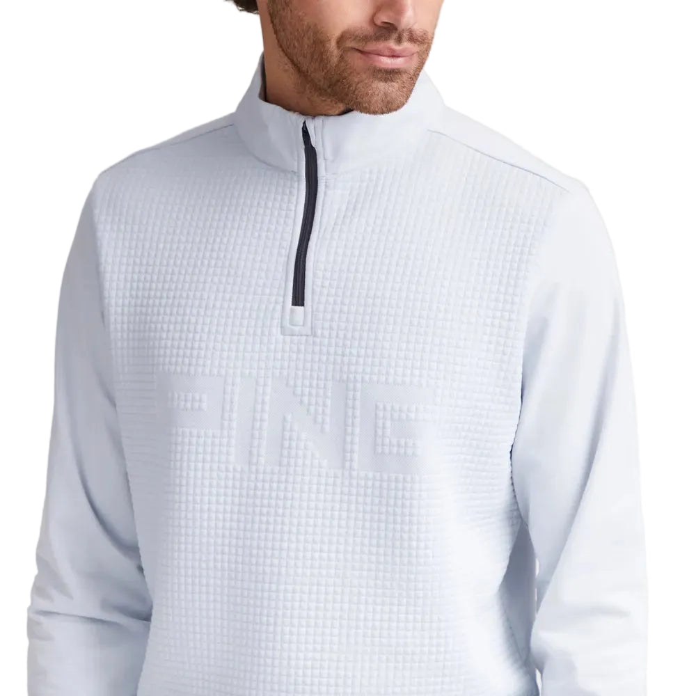 PING Faron Jacquard Midlayer - Pearl Grey