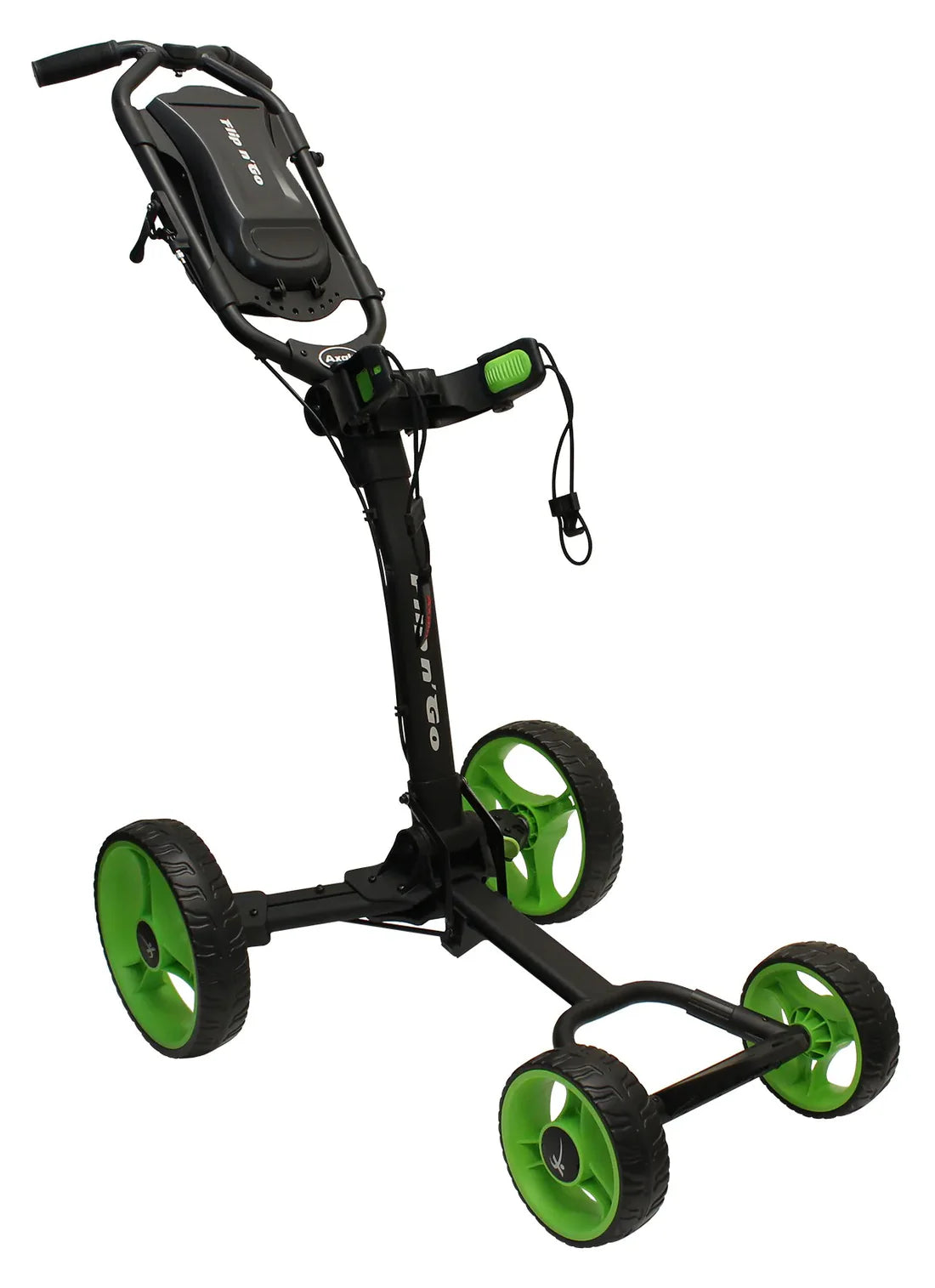 Flip n' Go Golf Push Trundler - Black & Green