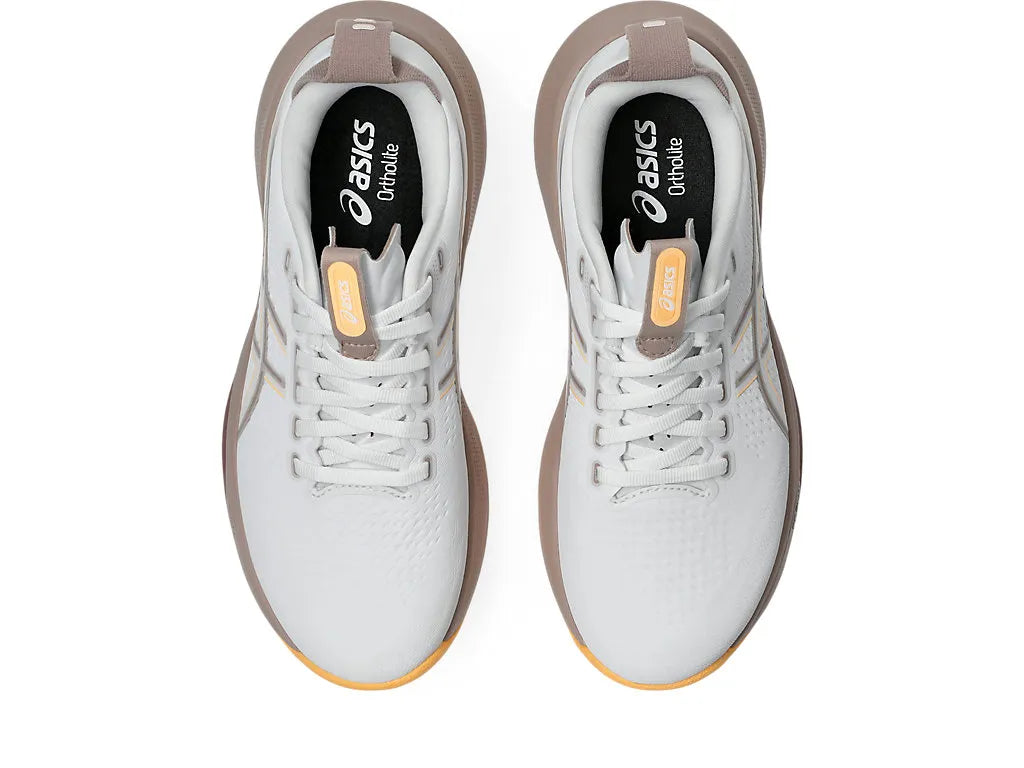 Asics Ladies GEL Kayano Ace 3 Golf Shoes - White/Orange Glow
