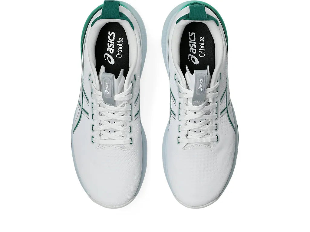 Asics Men's GEL Kayano Ace 3 Golf Shoes - White/Jasper Green
