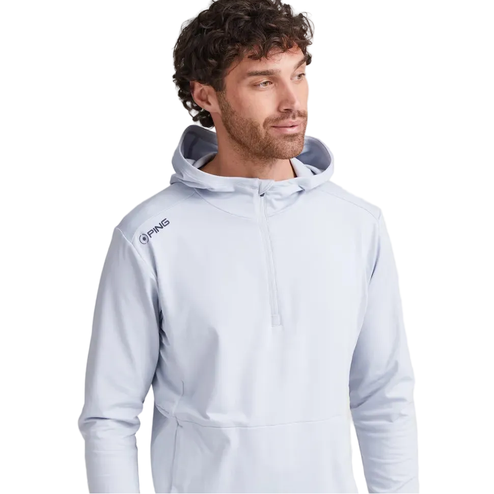 PING Haldon Hooded Fleece - Pearl Grey