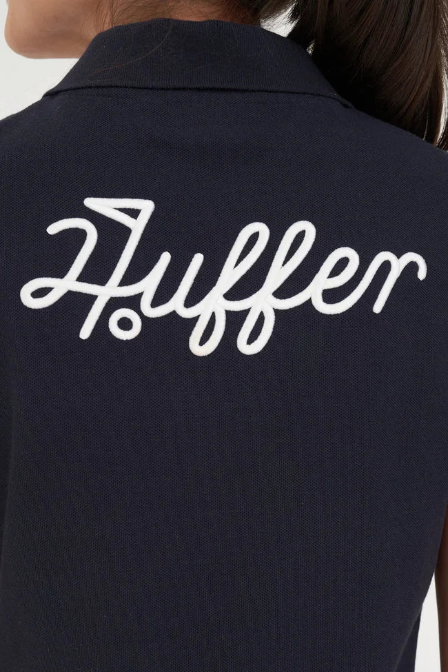 Huffer Women's Birdie Polo - Navy