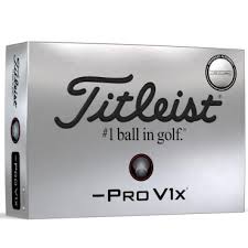 Titleist Pro V1x Left Dash Enhanced Alignment Dozen