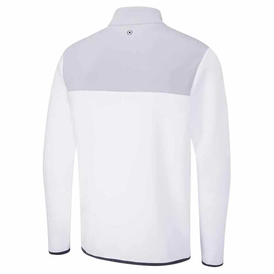 PING Kinver Colour Block Midlayer - White/Pearl