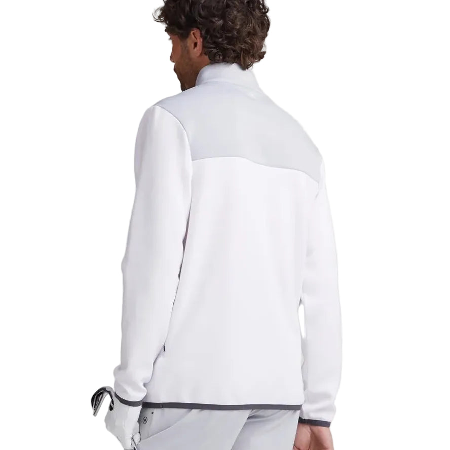 PING Kinver Colour Block Midlayer - White/Pearl