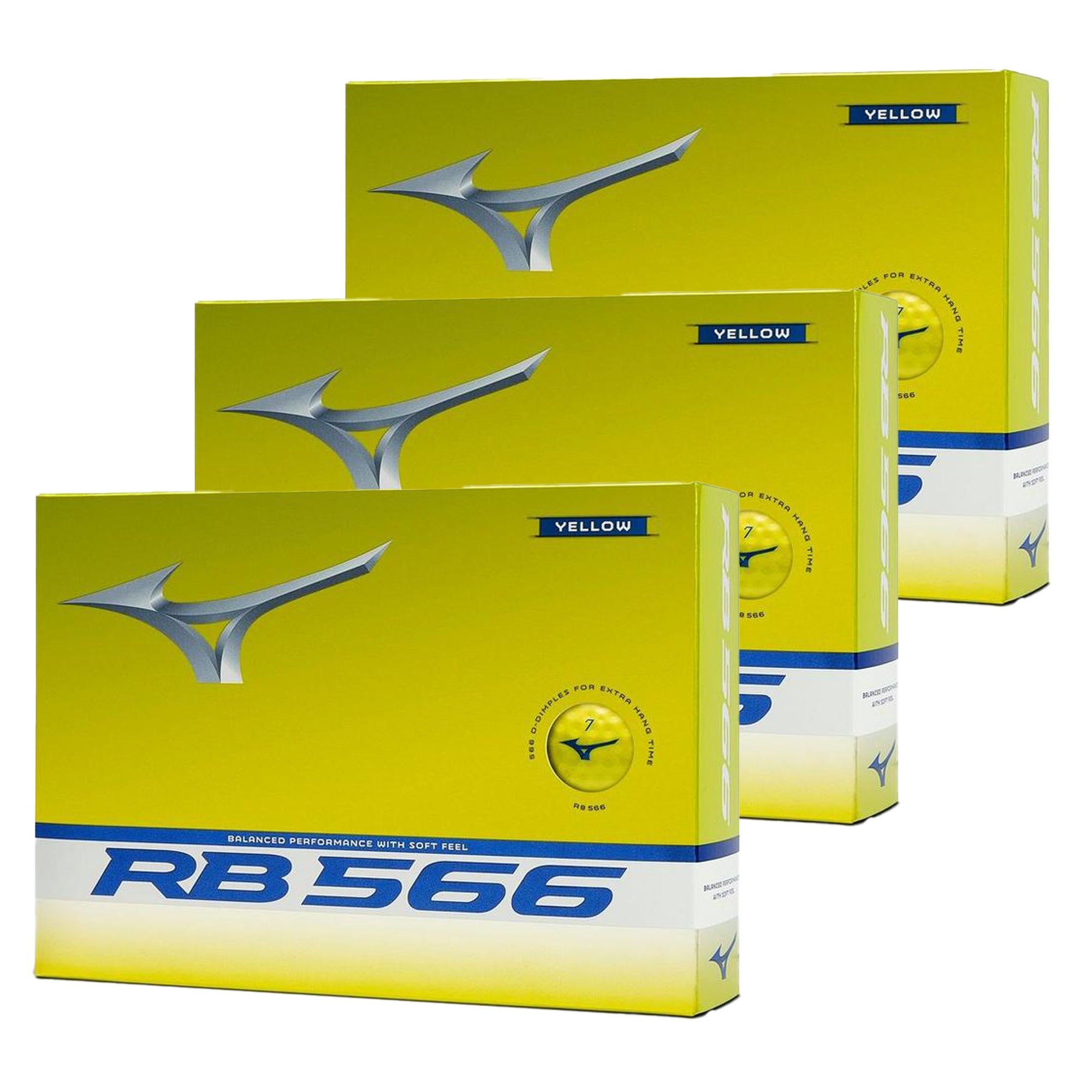 Mizuno RB 566 Yellow Golf Balls - 3 Dozen Deal