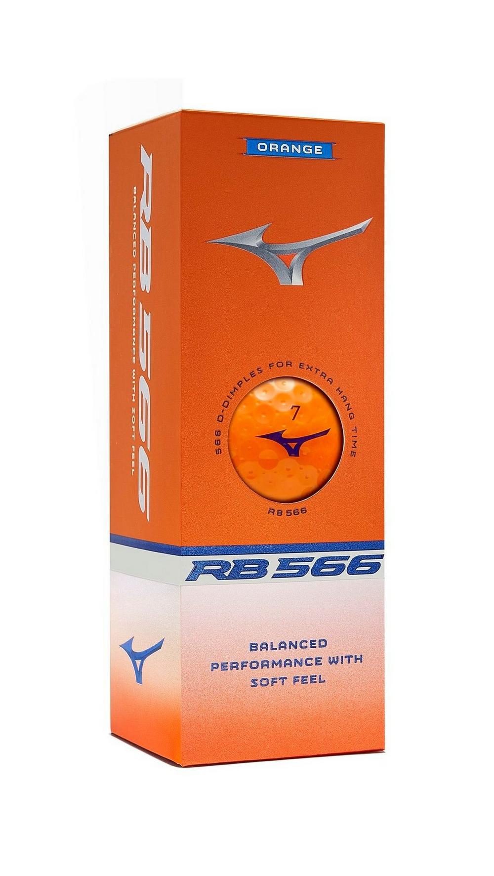 Mizuno RB 566 Orange Golf Balls - Sleeve