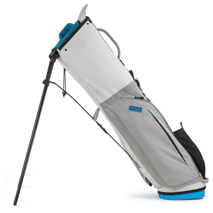 Ping Moonlander Stand Bag - Grey / Platinum / Blue