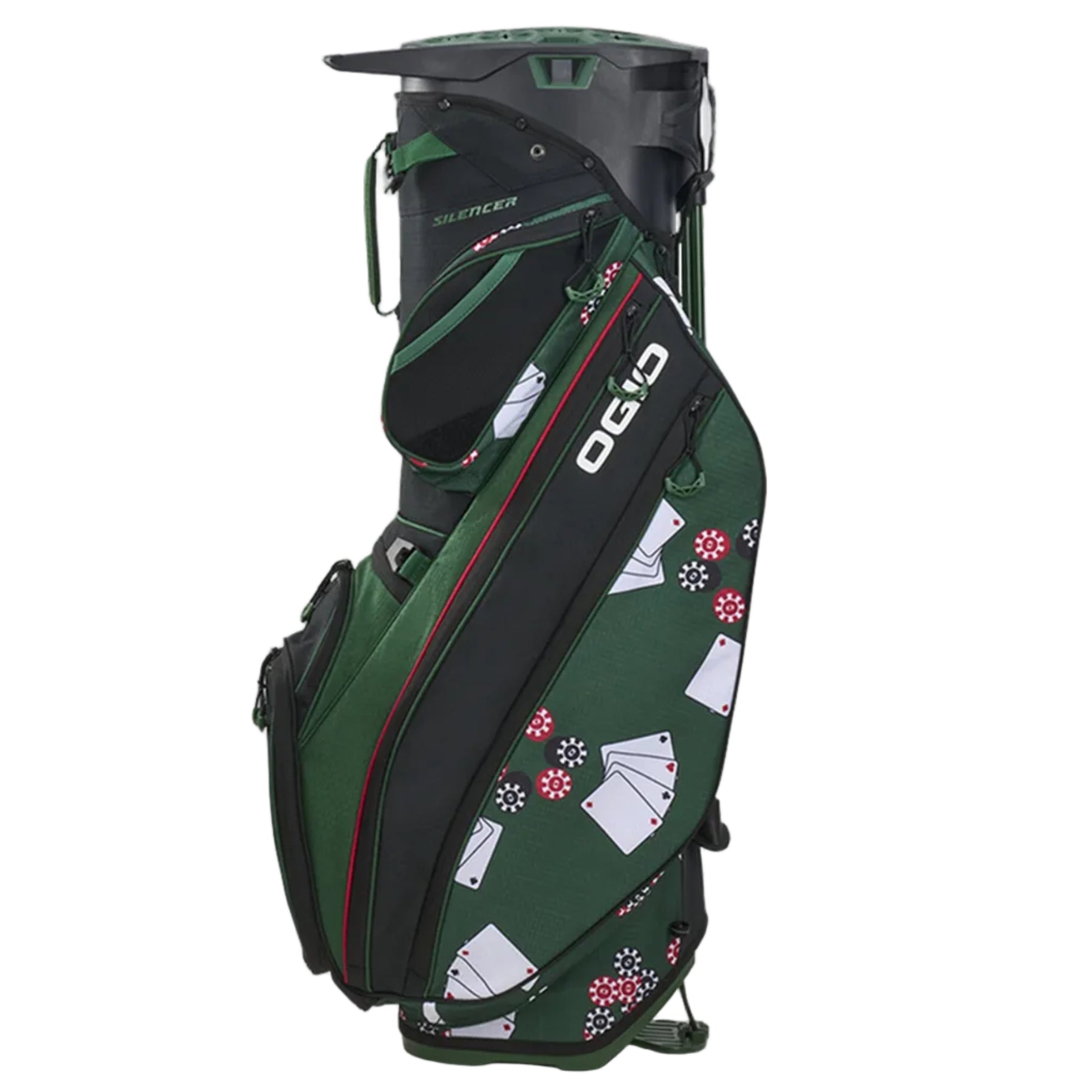 OGIO Silencer Hybrid Golf Bag - Poker