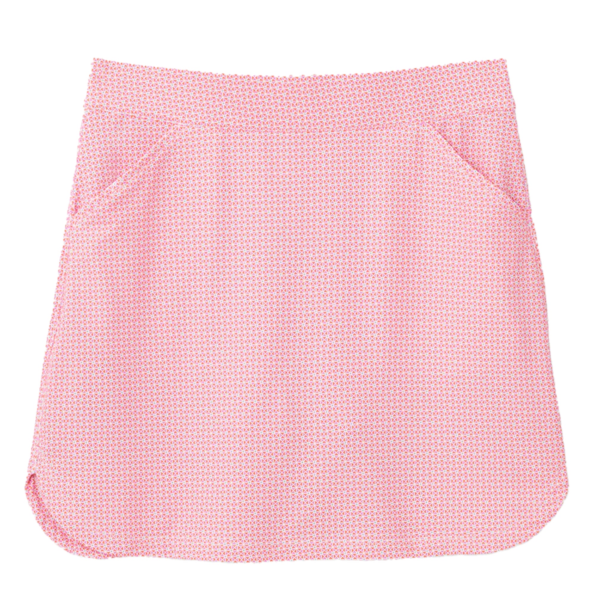 Peter Millar Alice Geo Petal Hem Skort 18"