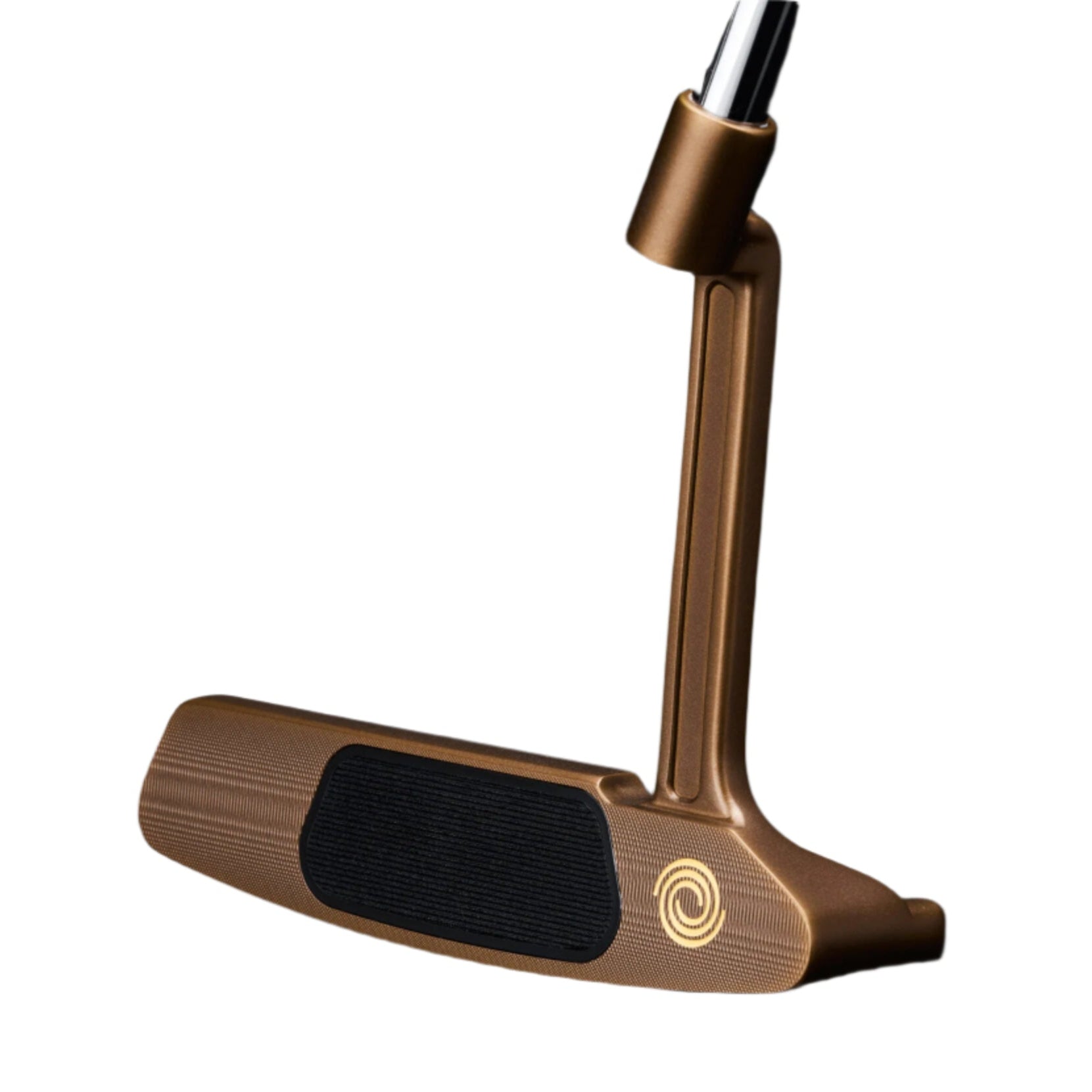 Golf putter with brown shaft and head