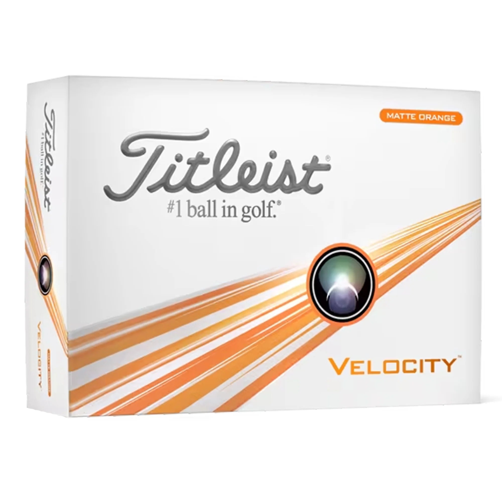 Titleist Velocity Matte Orange '24 Golf Balls - Dozen