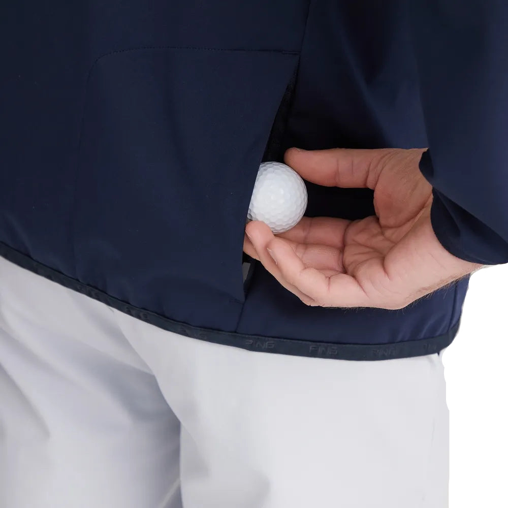 PING Vigo Windproof Half Zip Jacket - Navy