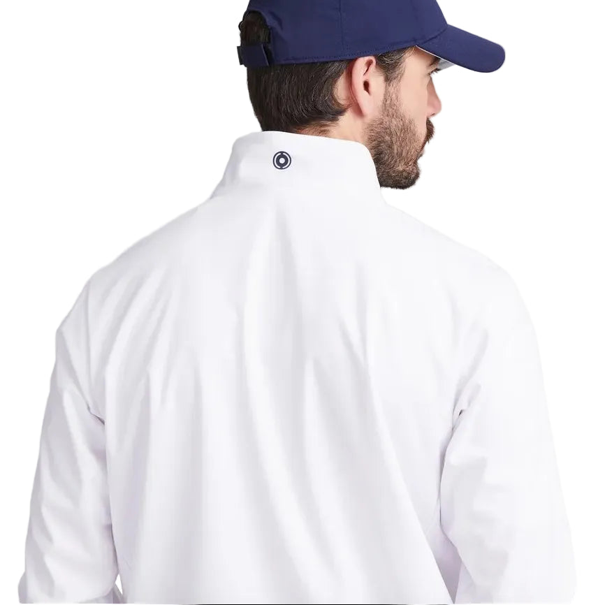 PING Vigo Windproof Half Zip Jacket - White