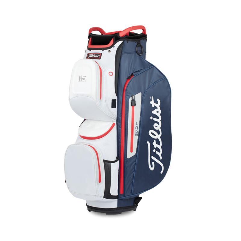 Titleist Cart 15 StaDry golf cart bag with the brand logo displayed on the side.