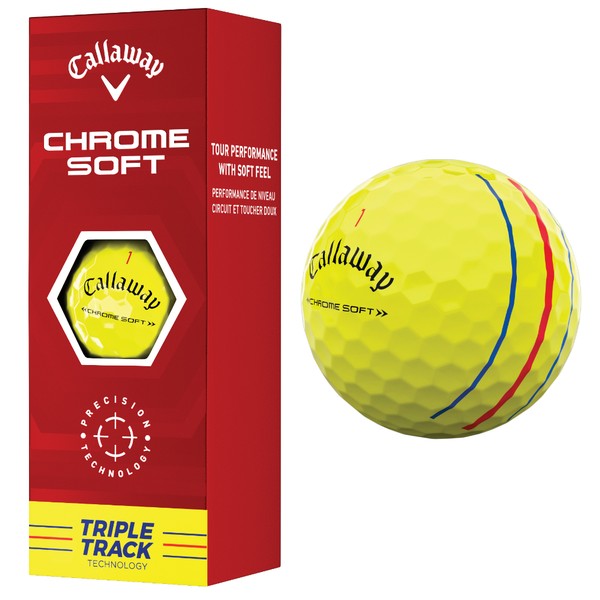Callaway Chromesoft Sleeve - Triple Track Yellow
