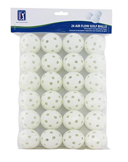 PGA Tour Airflow Practice Balls white