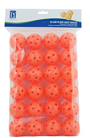 PGA Tour Airflow Practice Balls orange