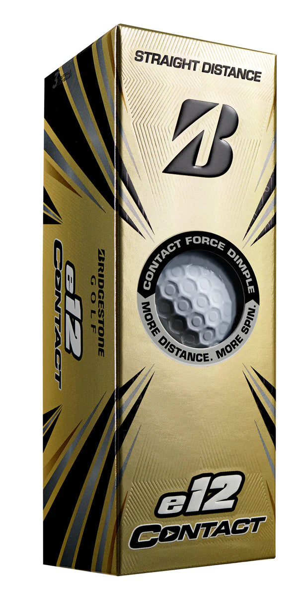 Bridgestone E12 Contact Golf Balls - Sleeve