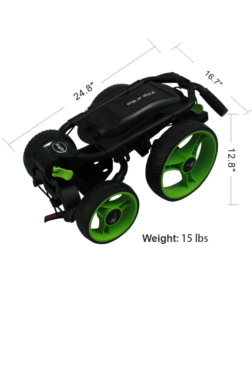 Flip n' Go Golf Trundler folded