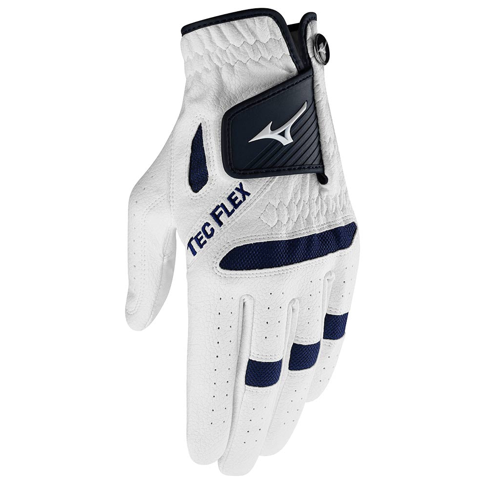 Mizuno Tecflex II Mens Golf Glove - White