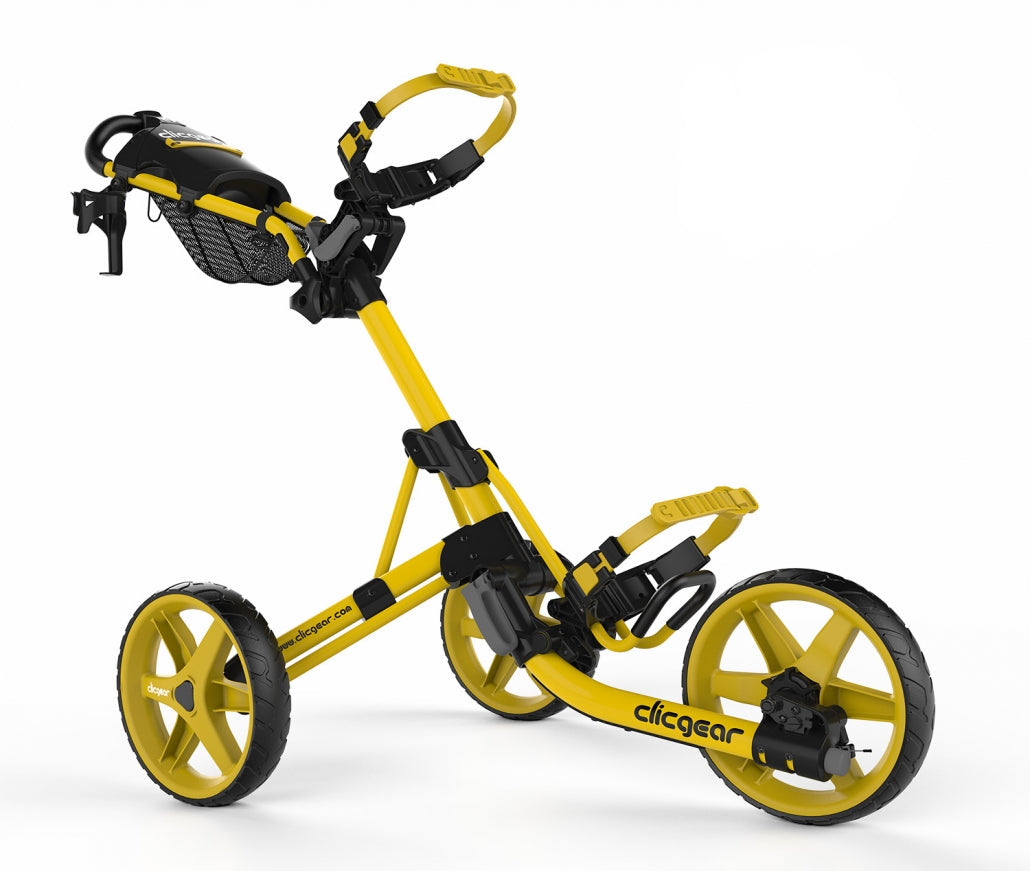 Clicgear-Model-4-Golf-Push-Trundler-matte-yellow