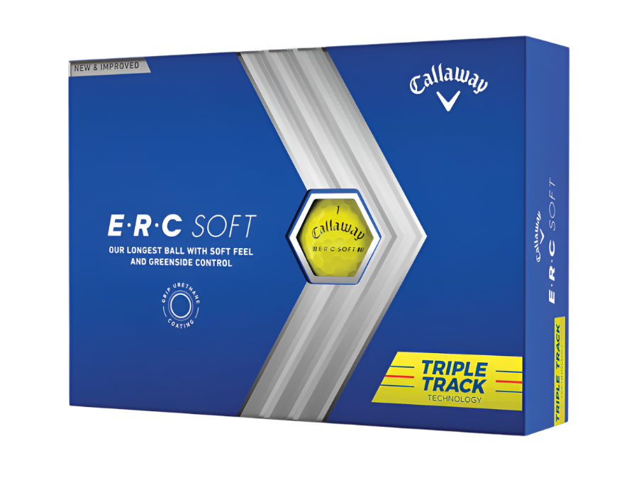 Callaway ERC Soft Yellow Golf Balls - Dozen