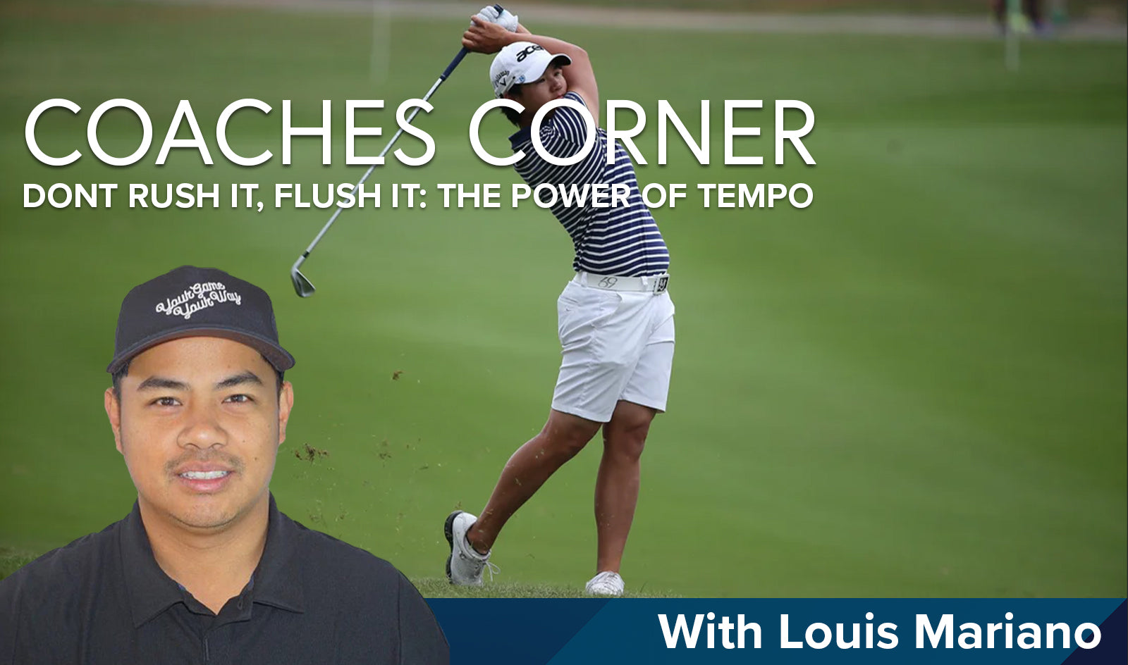Coaches Corner: Don't Rush It, Flush It. The Power Of Tempo