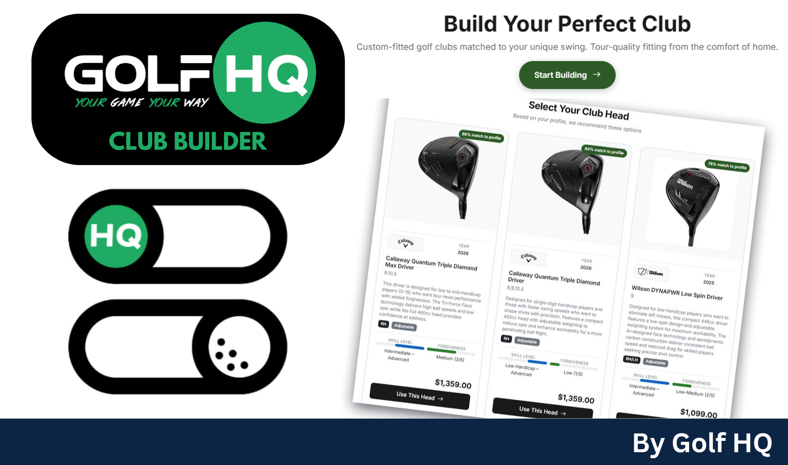 Build Your Custom Golf Clubs Online | Golf HQ Club Builder