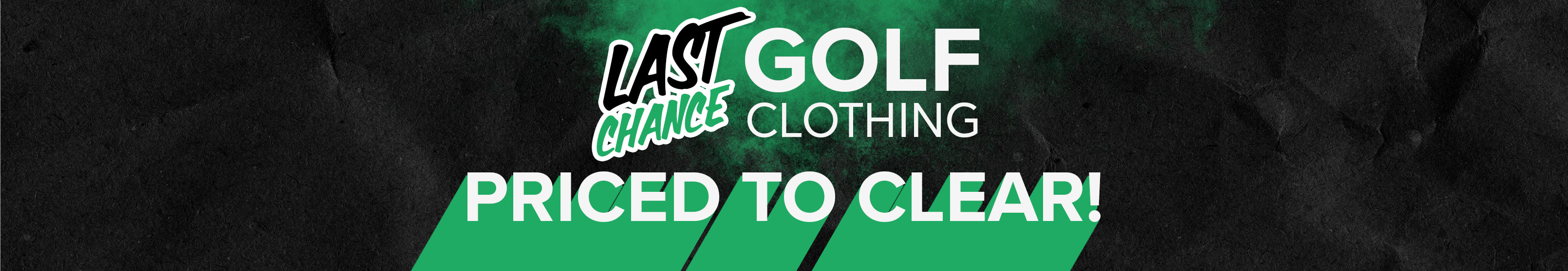 Last Chance Golf Clothing - Priced To Cleear