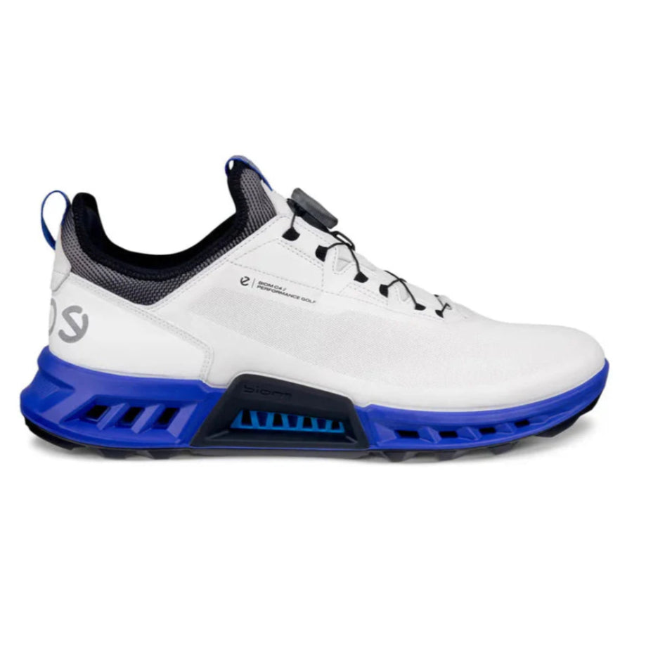 2025 Mens Ecco Biom C4 BOA Golf Shoes White/Virtual Golf HQ