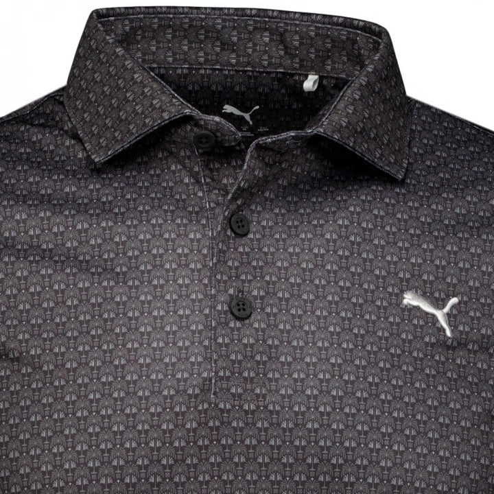 Puma Rose Golf Polo - Black/Grey