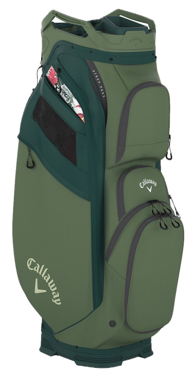 Callaway ORG 14 Cart Bag Green Tropics 2025