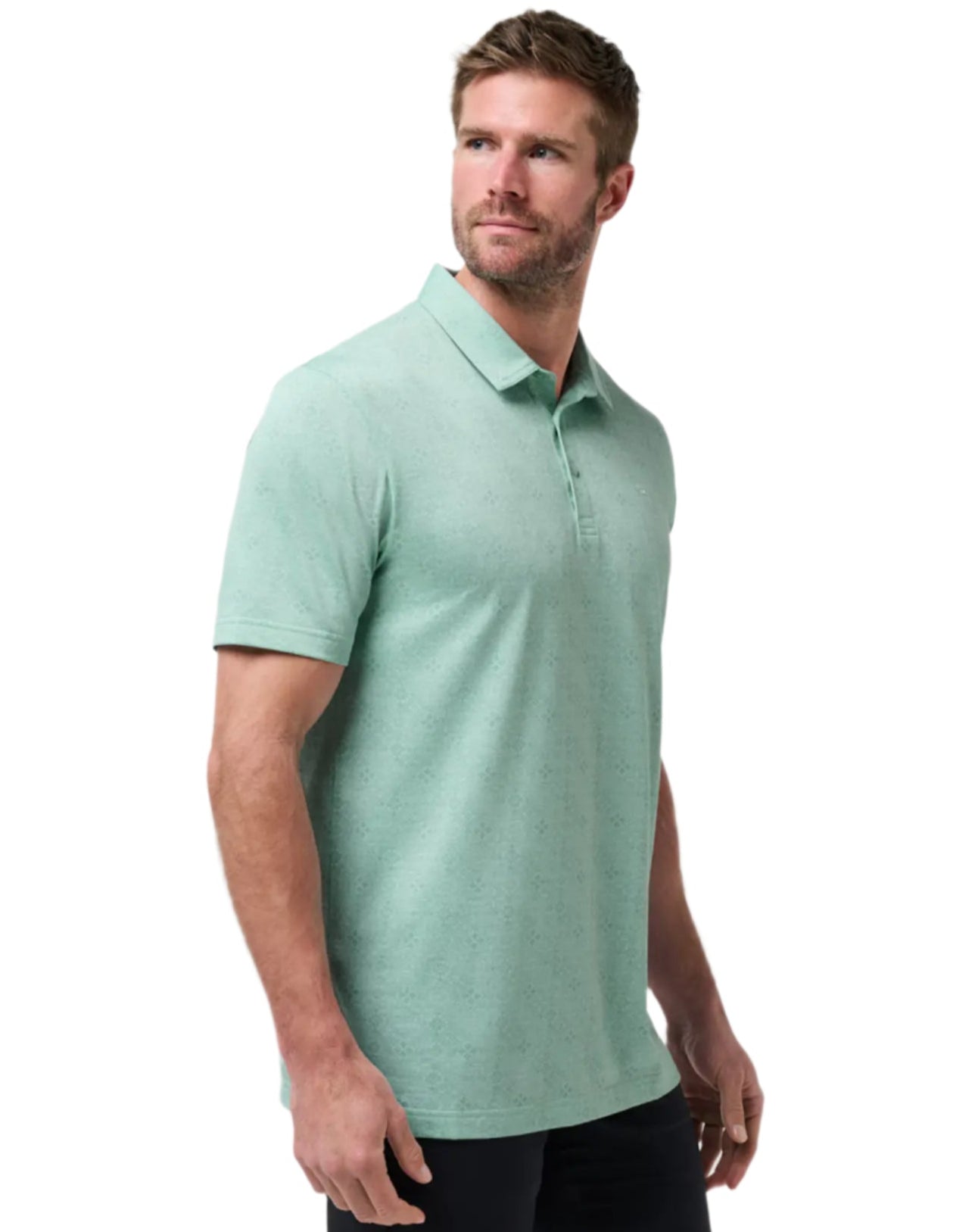 TravisMathew Men's Acropolis Polo - Eggshell Blue