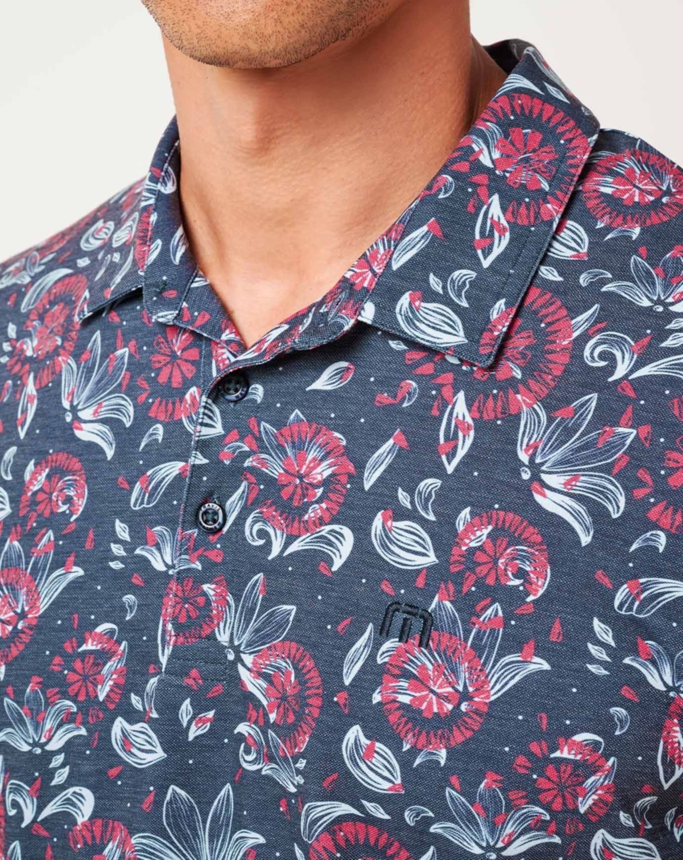 TravisMathew Featherweight Polo - Flourish