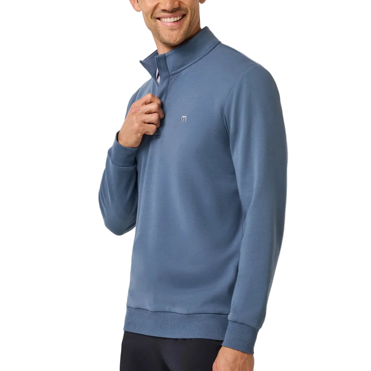 TravisMathew Cloud Quarter Zip 2.0 - Bering Sea