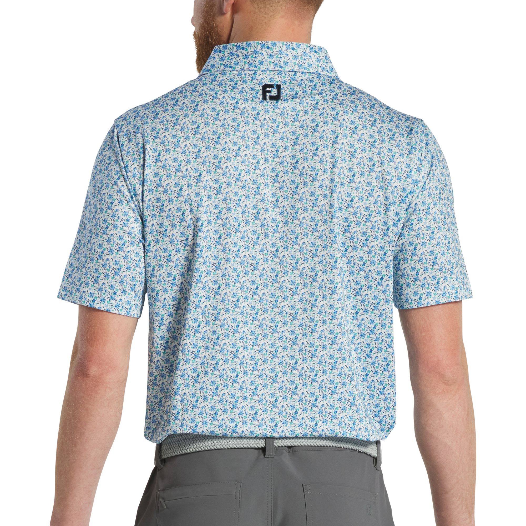 FootJoy Mens All Over Floral Polo