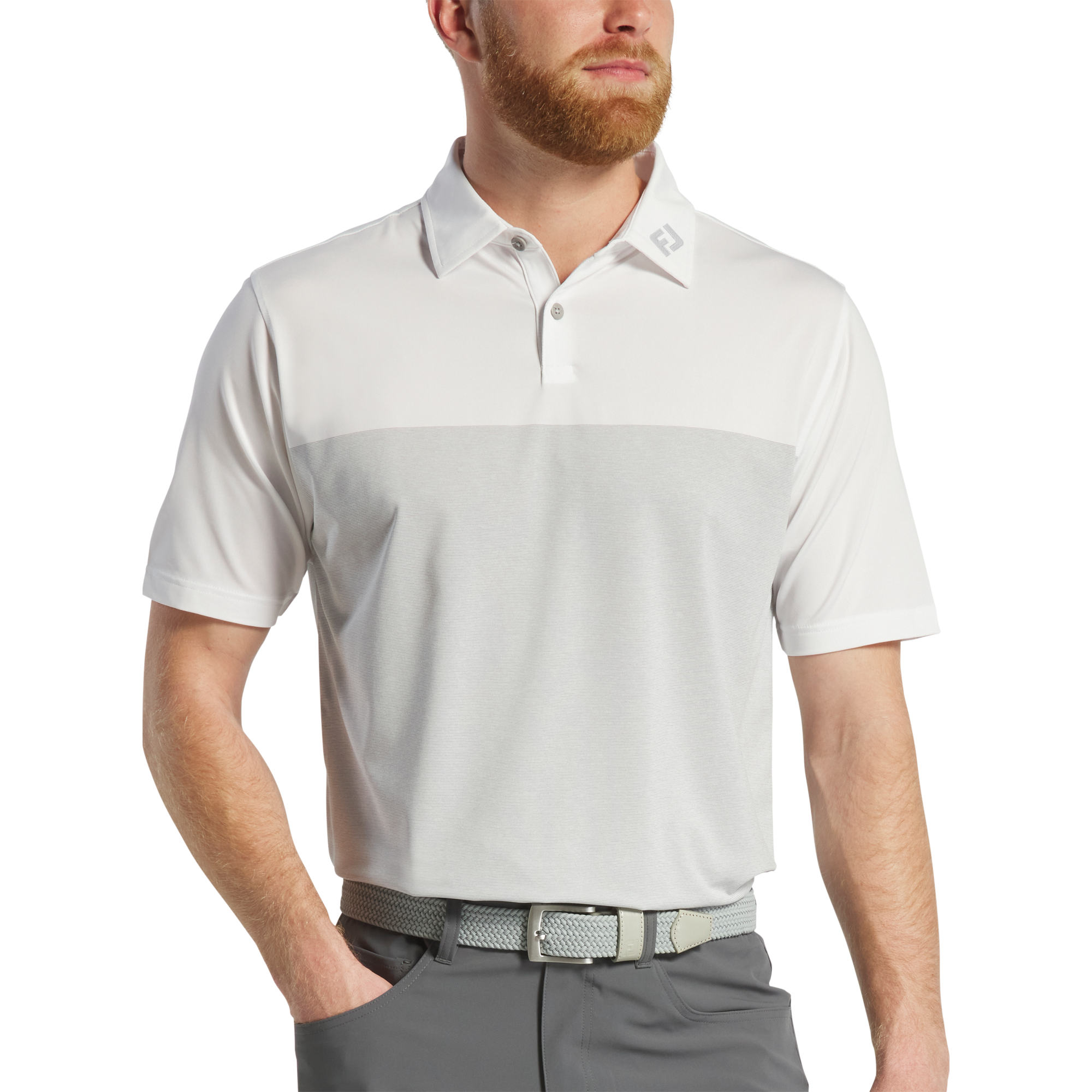 FootJoy Mens Tonal Block Polo