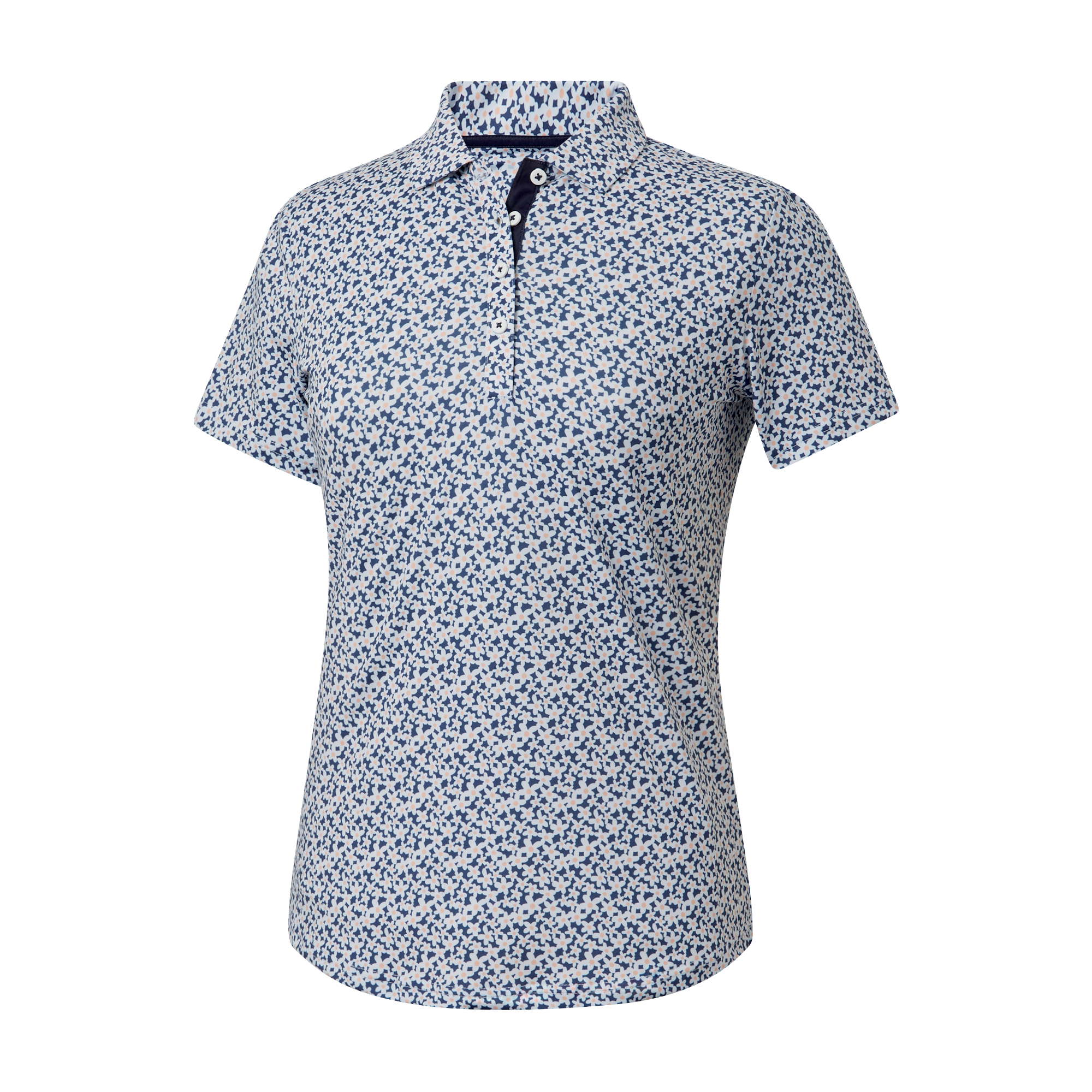 FootJoy Ladies Floral Print Short Sleeve Shirt