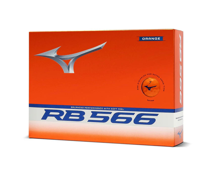 Mizuno RB 566 Orange Golf Balls - Dozen