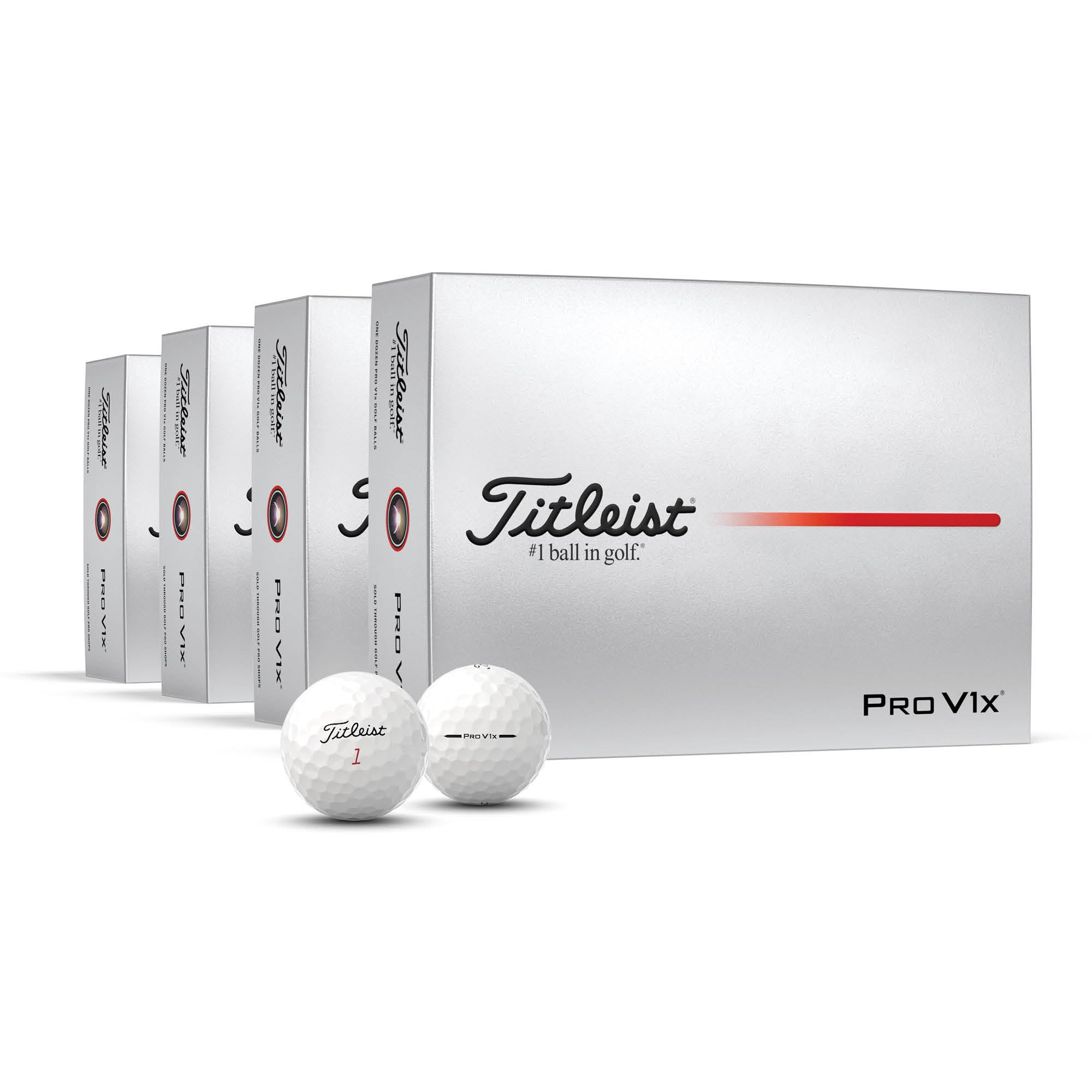 Titleist Pro V1x '25 Golf Balls - Loyalty 4 Dozen