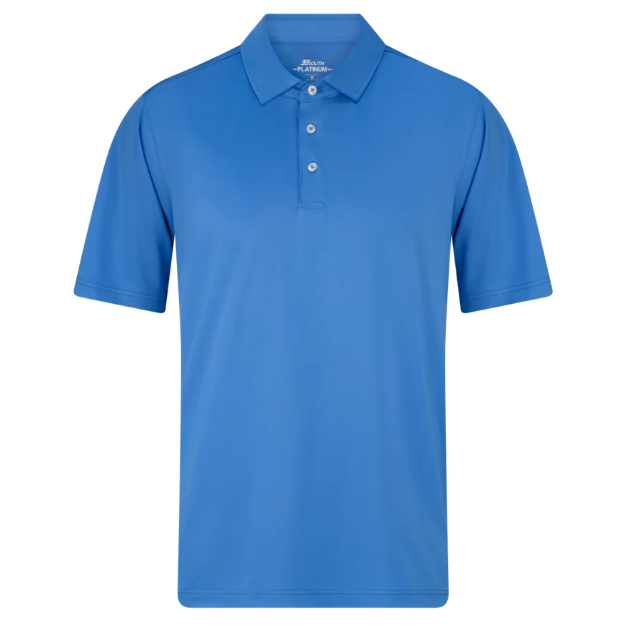 38 South Polo Men's Platinum Solid - Regatta Blue
