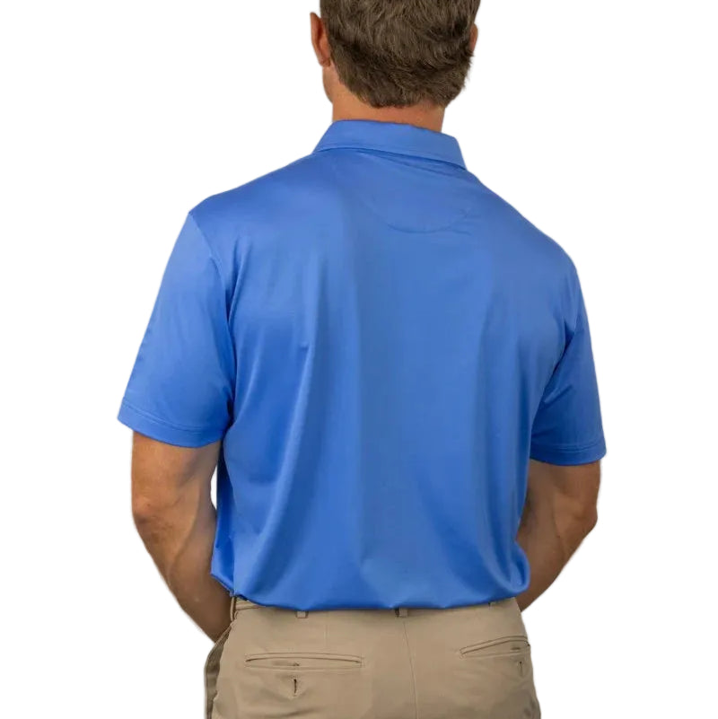 38 South Polo Men's Platinum Solid - Regatta Blue