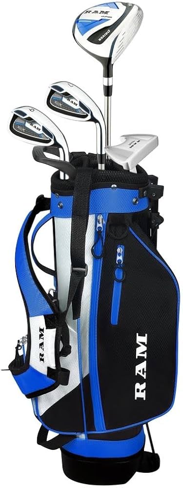 Ram Golf Junior SDX Boys Golf Clubs Set with Bag Golf HQ