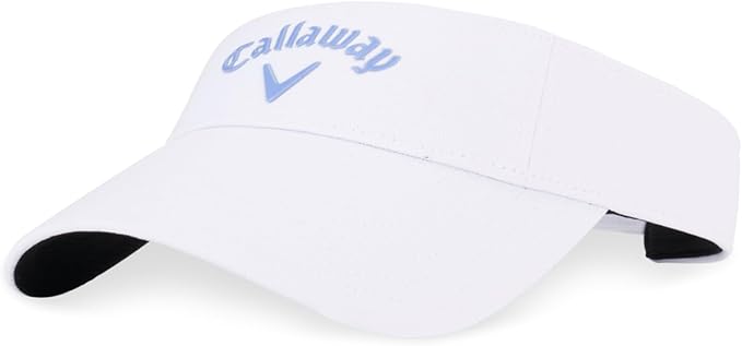 Callaway Ladies Liquid Metal Visor - White/Hydrangea