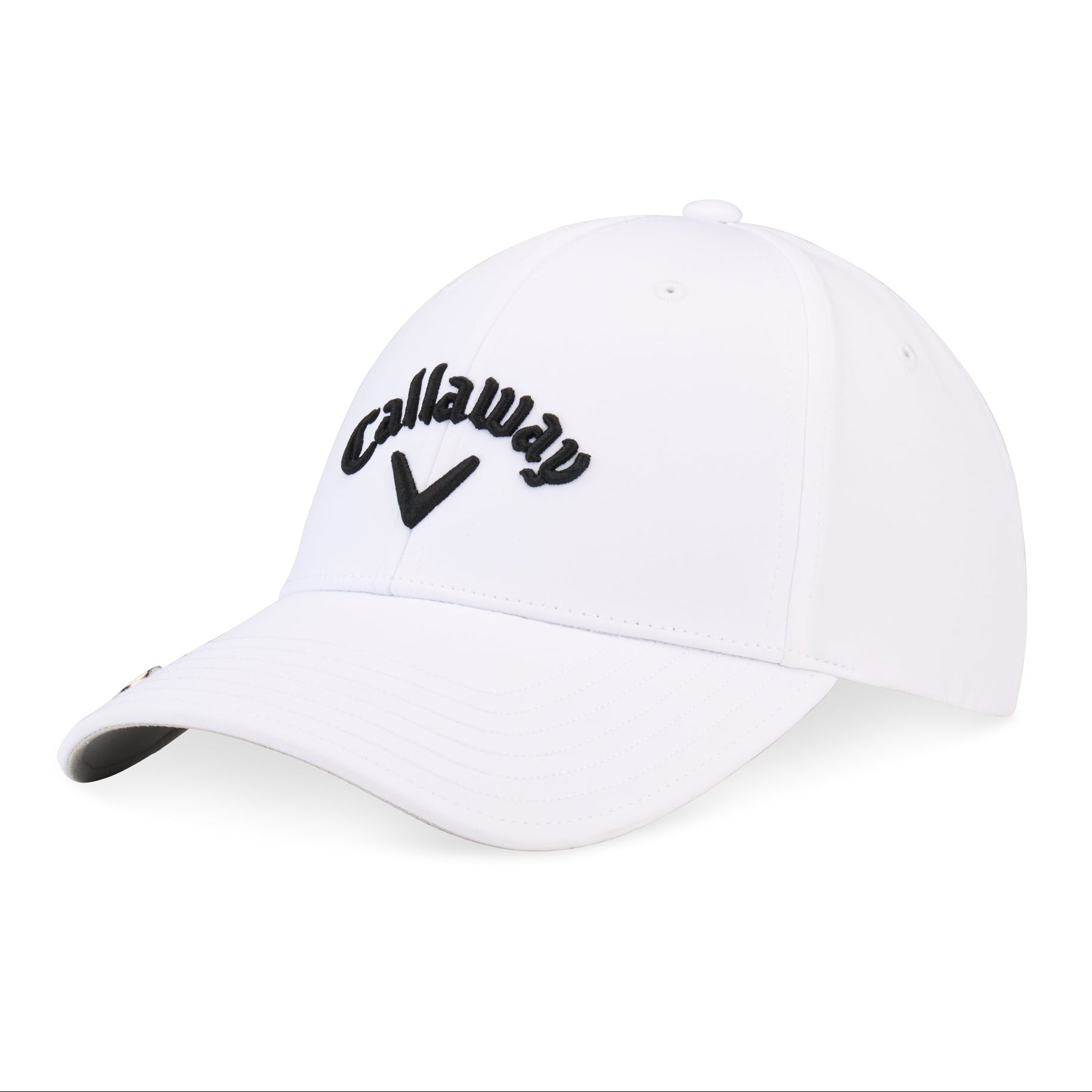 Callaway Stitch Magnet Ball Marker Cap - White