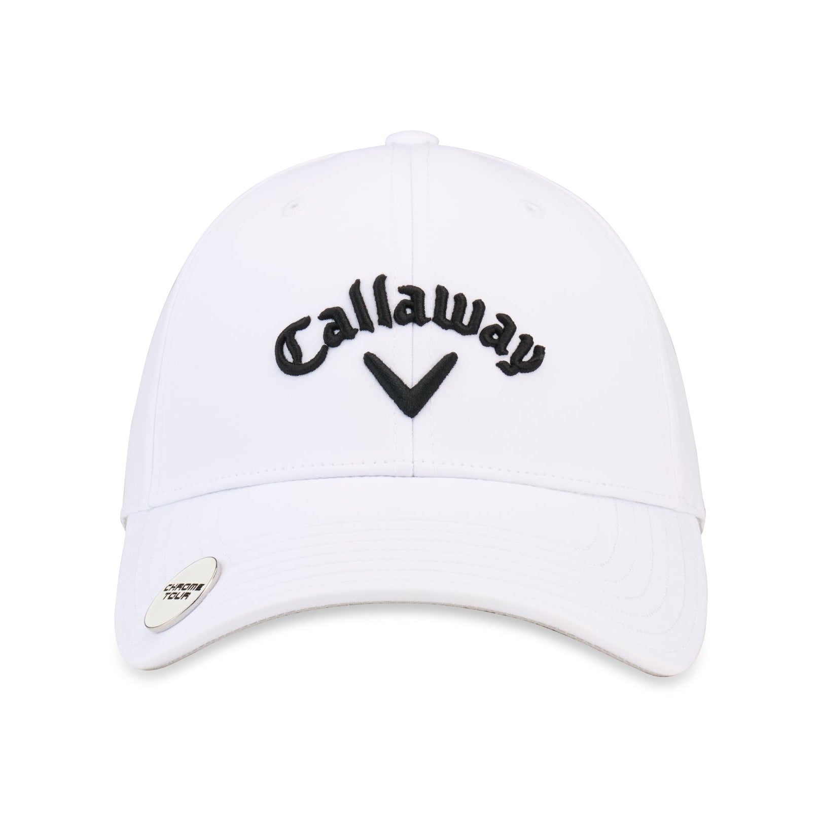 Callaway Stitch Magnet Ball Marker Cap - White