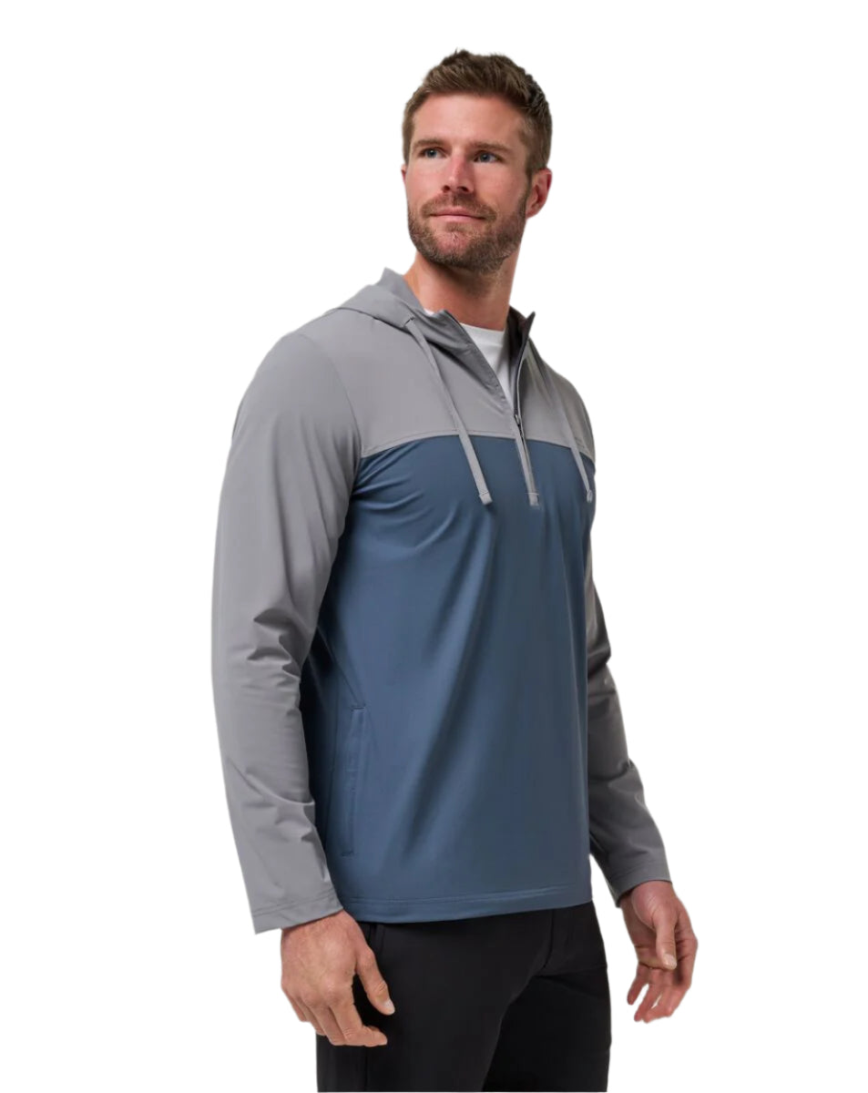 TravisMathew Rail Transport Golf Hoodie - Quiet Shade